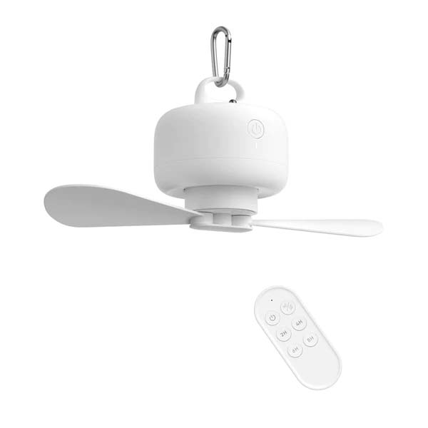 JISULIFE FA16 Portable USB Rechargeable Remote Control Ceiling Fan 8000mAh